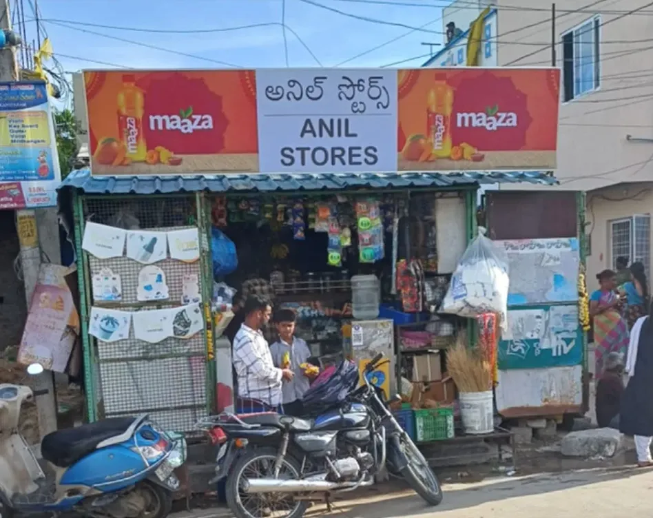 Backlit Maya Stores — work by Shristi Advertising, Tirupati