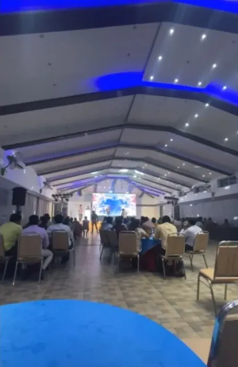 Event Venue Blue — work by Shristi Advertising, Tirupati