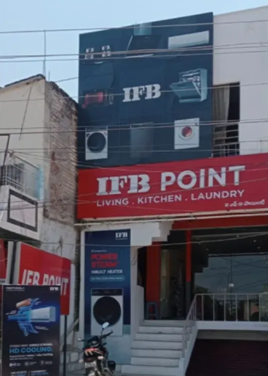 Hoarding Ifb Point Building — work by Shristi Advertising, Tirupati