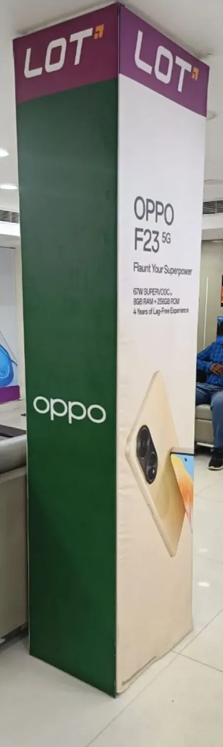 Pillar Oppo — work by Shristi Advertising, Tirupati