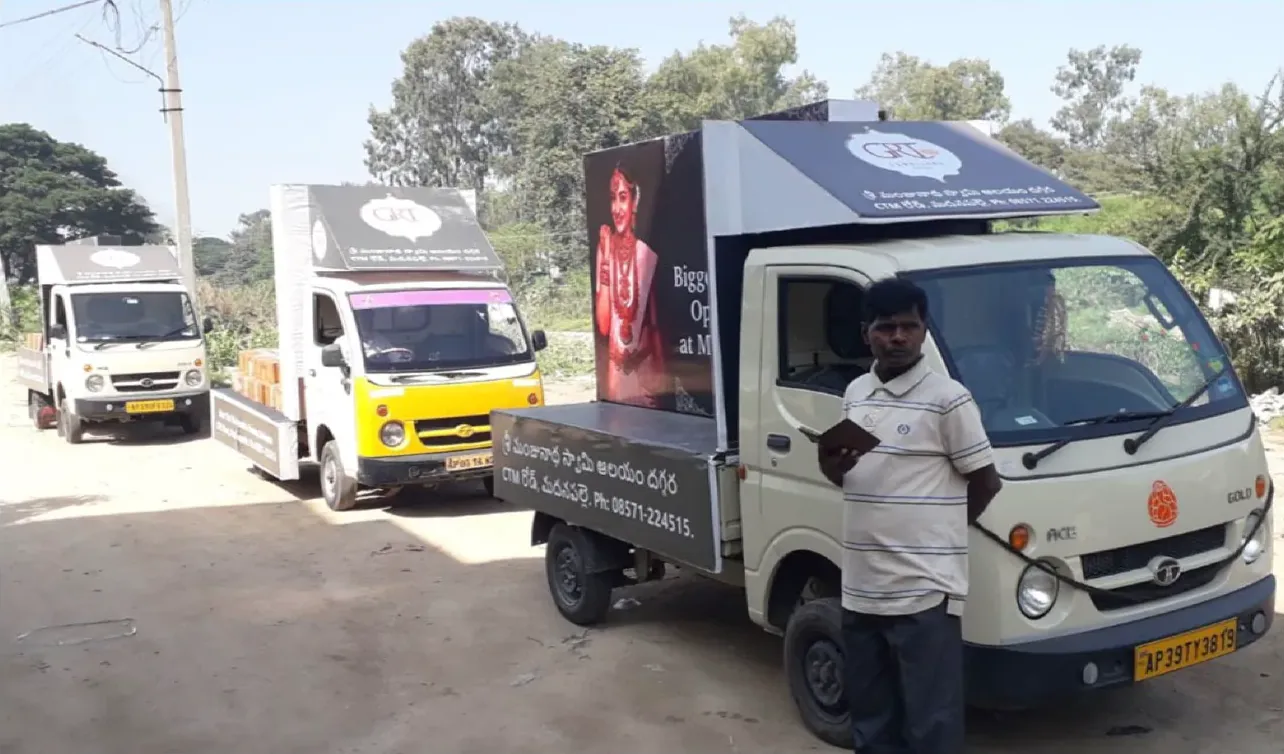 Vehicle Fleet Trucks — work by Shristi Advertising, Tirupati